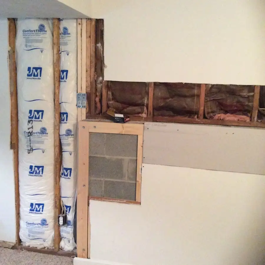 Wall insulation replacement during Odor Removal & Deodorization in Laughlin
